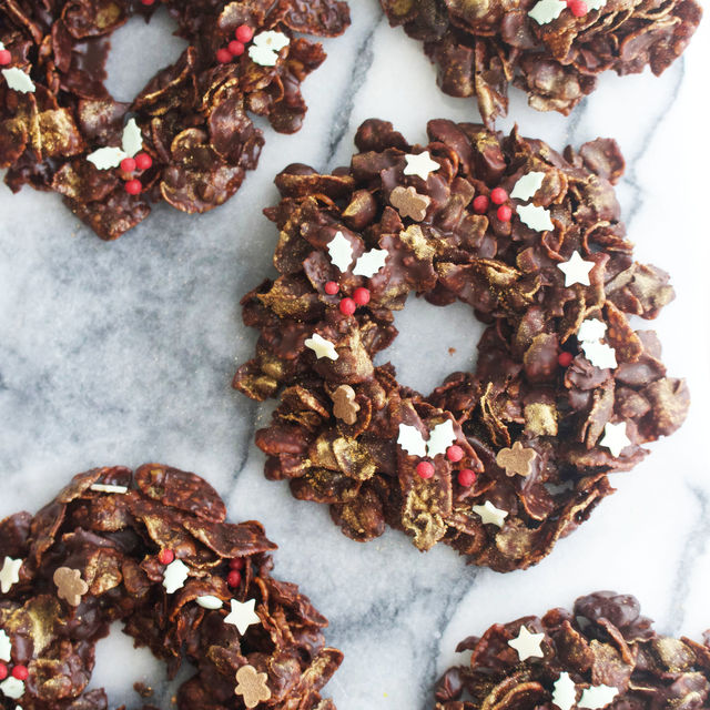 Festive Chocolate Wreaths